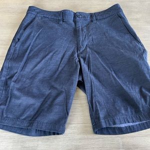 RVCA Hybrid, stretch walk shorts. Size 30. Navy blue. Excellent condition.